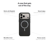 arre Silicone Case for iPhone 18 Pro Max - Graphite - callouts