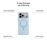 arre Silicone Case for iPhone 18 Pro Max - Sky Blue - callouts
