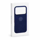 arre Suede Case for iPhone 18 Pro - Navy - box
