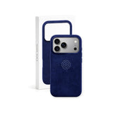 arre Suede Case for iPhone 18 Pro Max - Navy - packaging