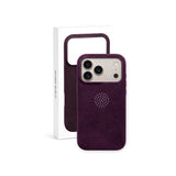 arre Suede Case for iPhone 18 Pro Max - Plum - packaging