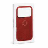 arre Suede Case for iPhone 18 Pro Max - Red - box