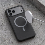 arre Silicone Case for iPhone 18 Pro - Graphite - desk