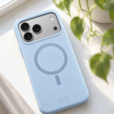 arre Silicone Case for iPhone 18 Pro - Sky Blue - macro