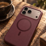 arre Silicone Case for iPhone 18 Pro Max - Burgundy - macro