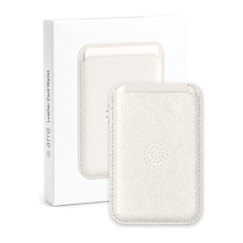 arre Leather Card Wallet - White - main