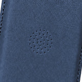 arre Vegan Leather Card Wallet - Navy - macro
